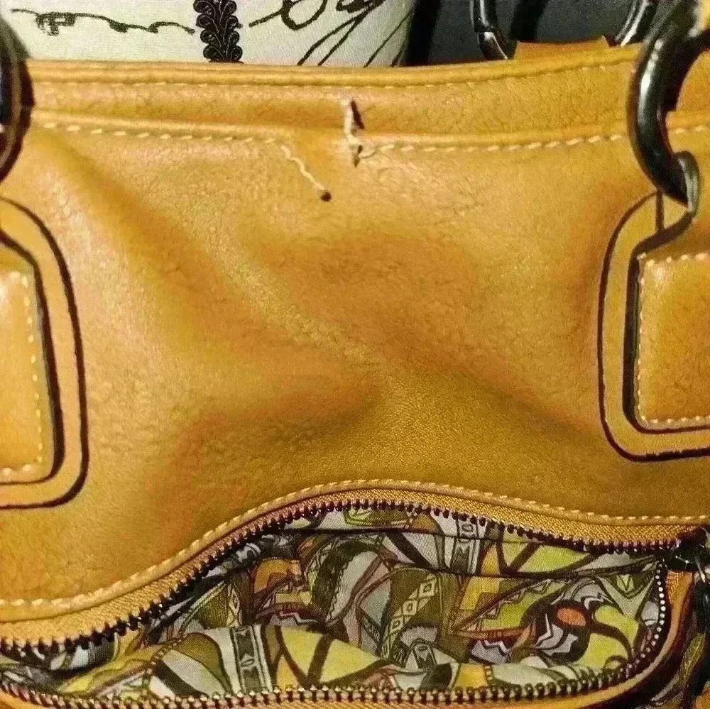 Black Rivet Womans Brown Shoulder Bag Purse - Picture 6 of 11